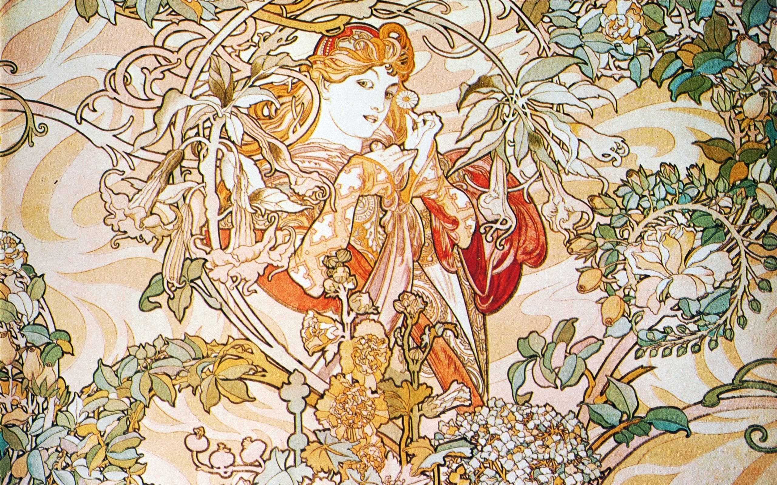 Alphonse Mucha Wallpaper 1 Alphonse Mucha Wallpaper 1