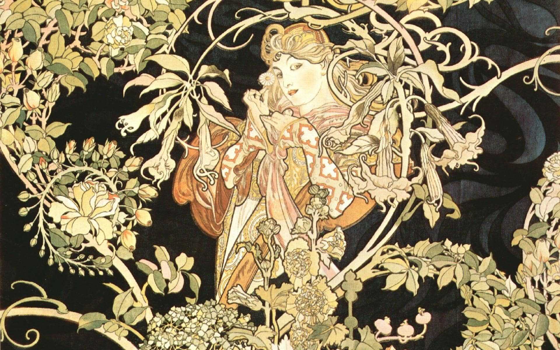 Alphonse Mucha Wallpaper 1 Alphonse Mucha Wallpaper 1