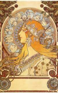 Alphonse Mucha Wallpaper Phone 8