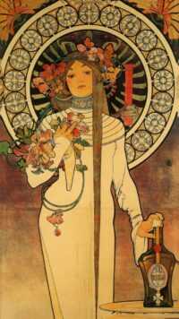 Alphonse Mucha Wallpaper Phone 9