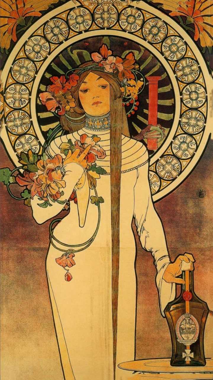 Alphonse Mucha Wallpaper Phone Kolpaper Awesome Free Hd Wallpapers