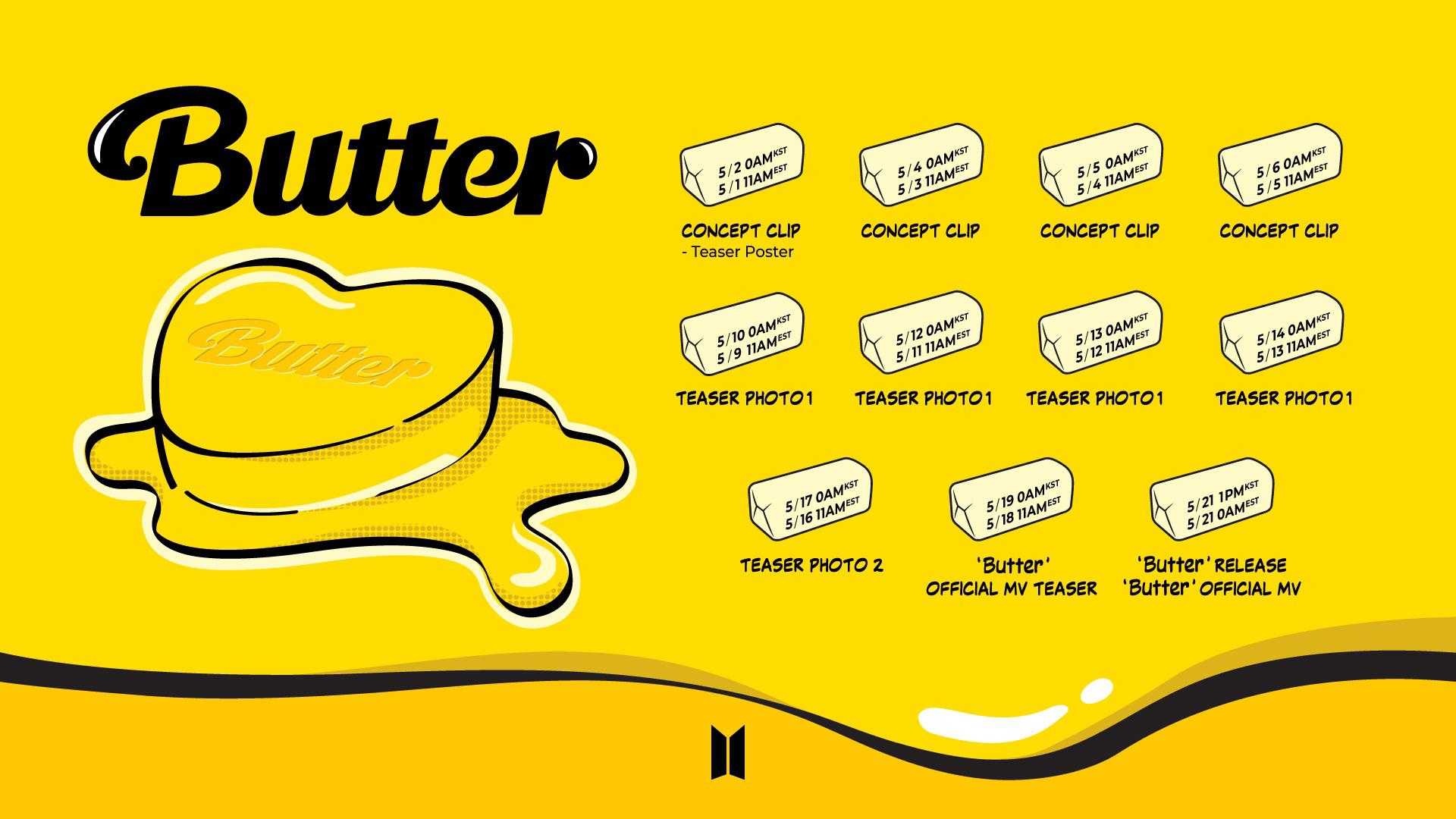 Wallpaper bts butter