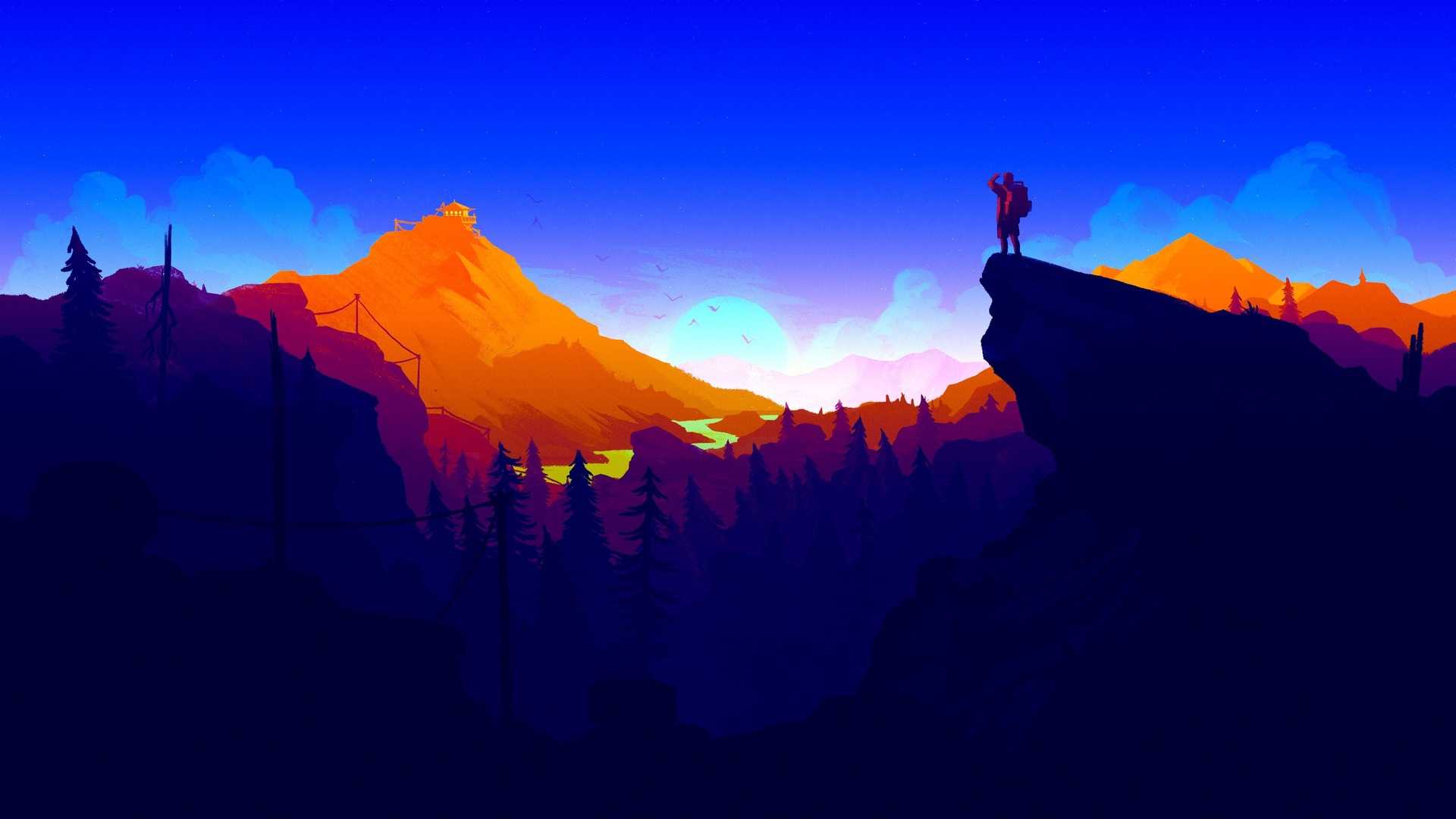 HD Firewatch Wallpaper 1 HD Firewatch Wallpaper 1