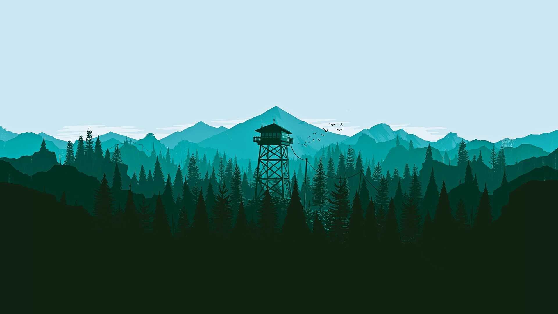 HD Firewatch Wallpaper 1 HD Firewatch Wallpaper 1