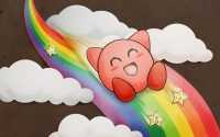 Kirby Rainbow Wallpaper 10