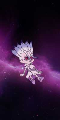 Minimalist Senku Wallpaper 3