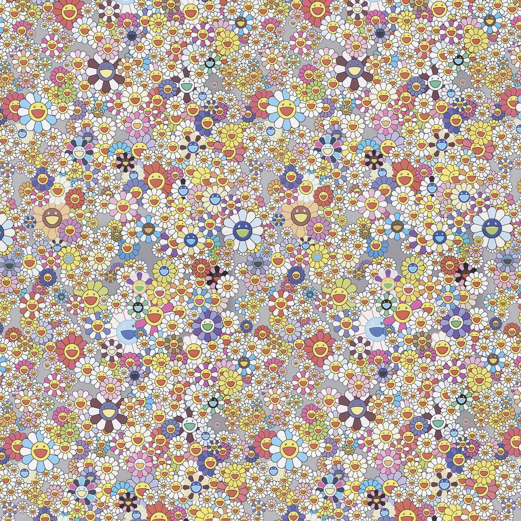 Murakami Flower Wallpaper 1 Murakami Flower Wallpaper 1