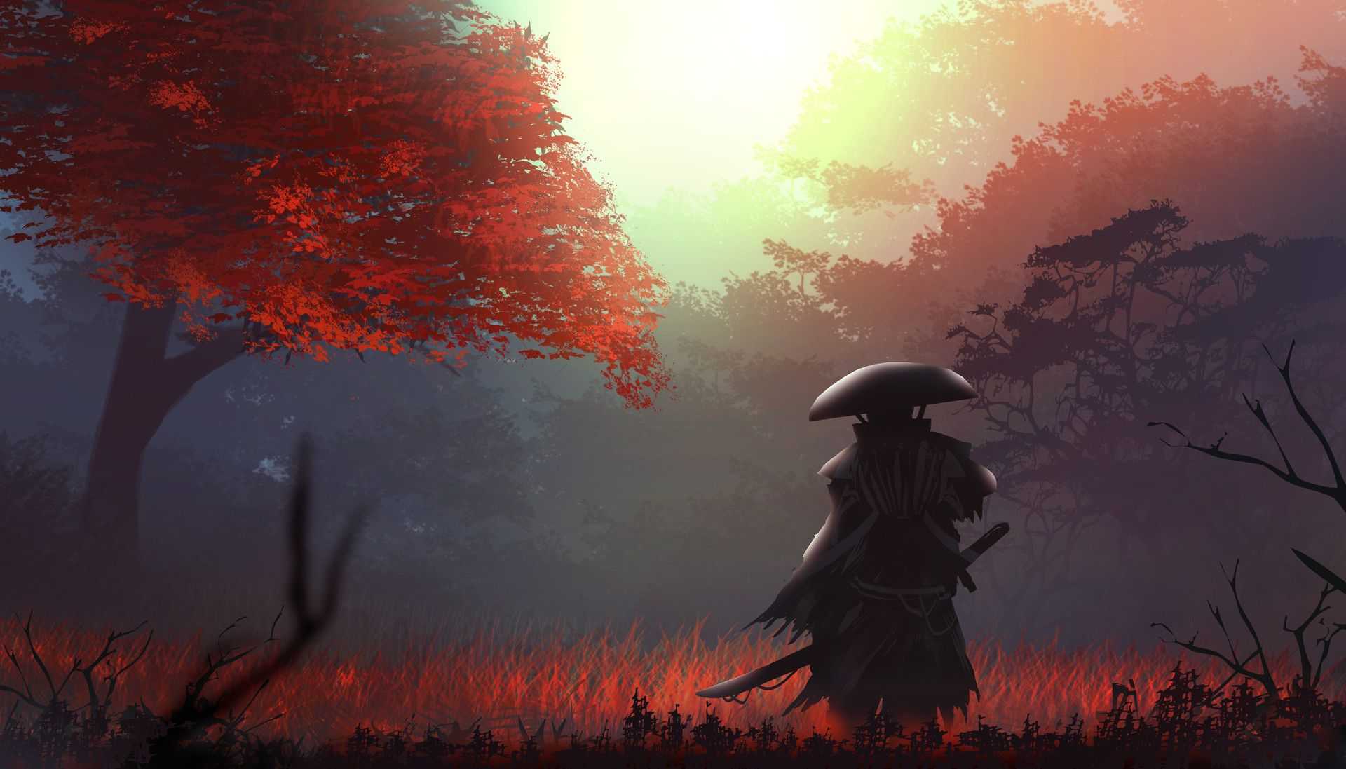 Wallpaper engine обои samurai