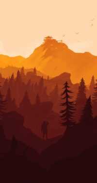 iPhone Firewatch Wallpaper 1