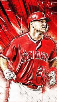 iPhone Mike Trout Wallpaper 2