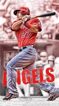 iPhone Mike Trout Wallpaper 8