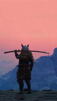 iPhone Samurai Wallpaper 3