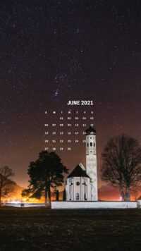 2021 June Calendar Wallpaper 1