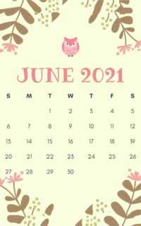 2021 June Calendar Wallpapers 6