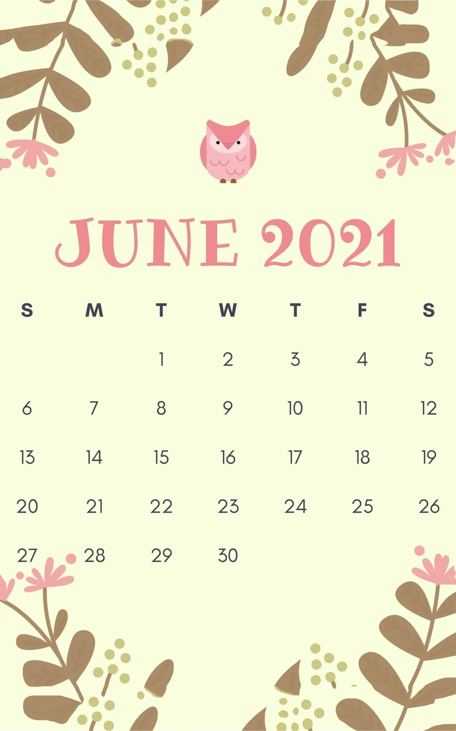 2021 June Calendar Wallpapers 1 2021 June Calendar Wallpapers 1