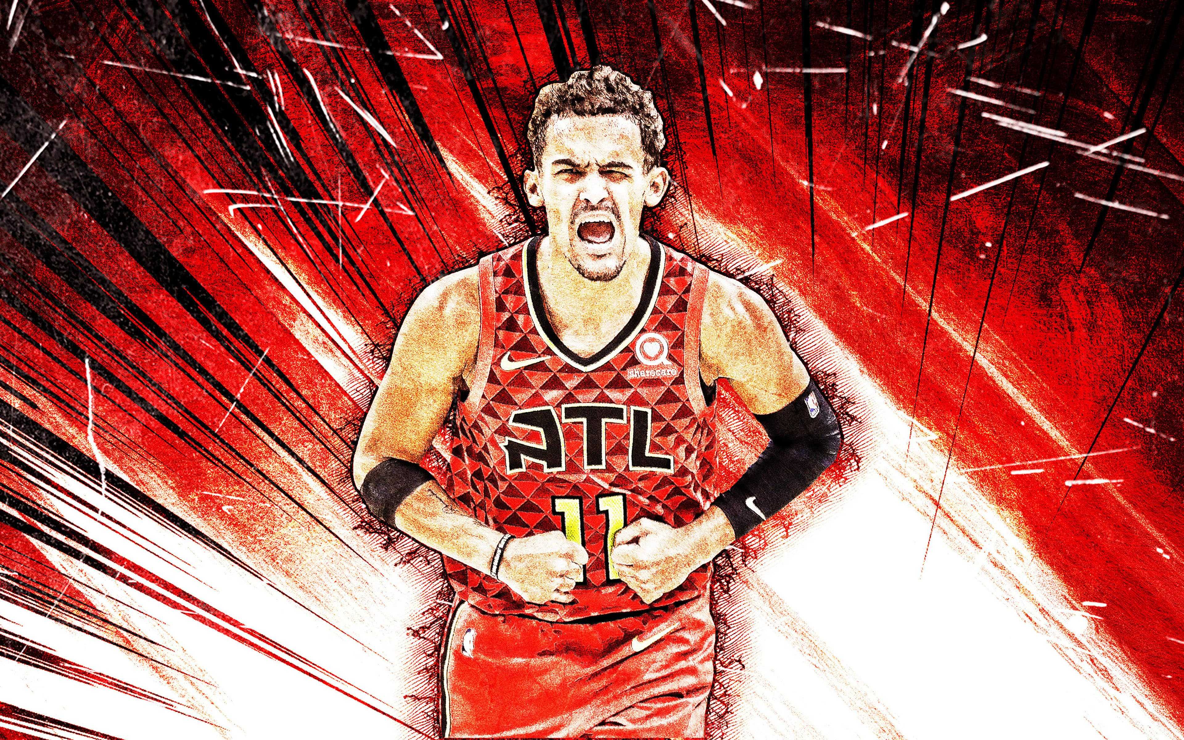 4K Trae Young Wallpaper 1
