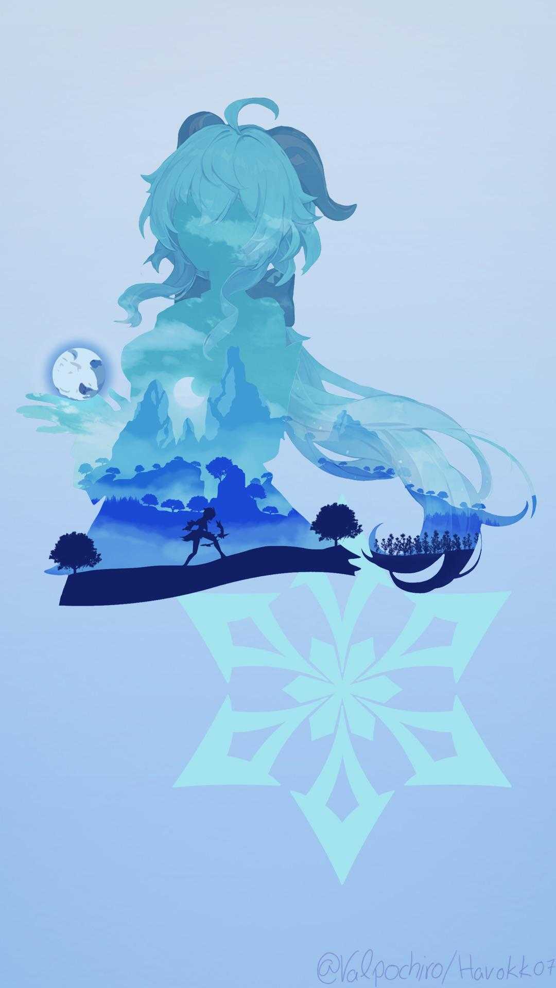 Ganyu Lockscreen 1 Ganyu Lockscreen 1