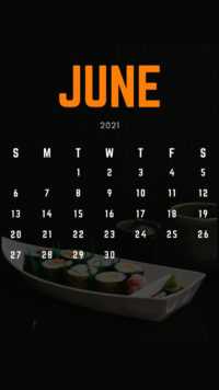 June 2021 Calendar Wallpaper 4