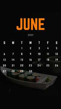 June 2021 Calendar Wallpaper 2