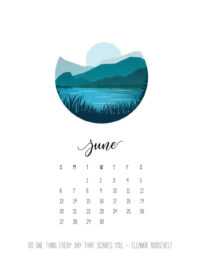 June Calendar 2021 Wallpaper 4