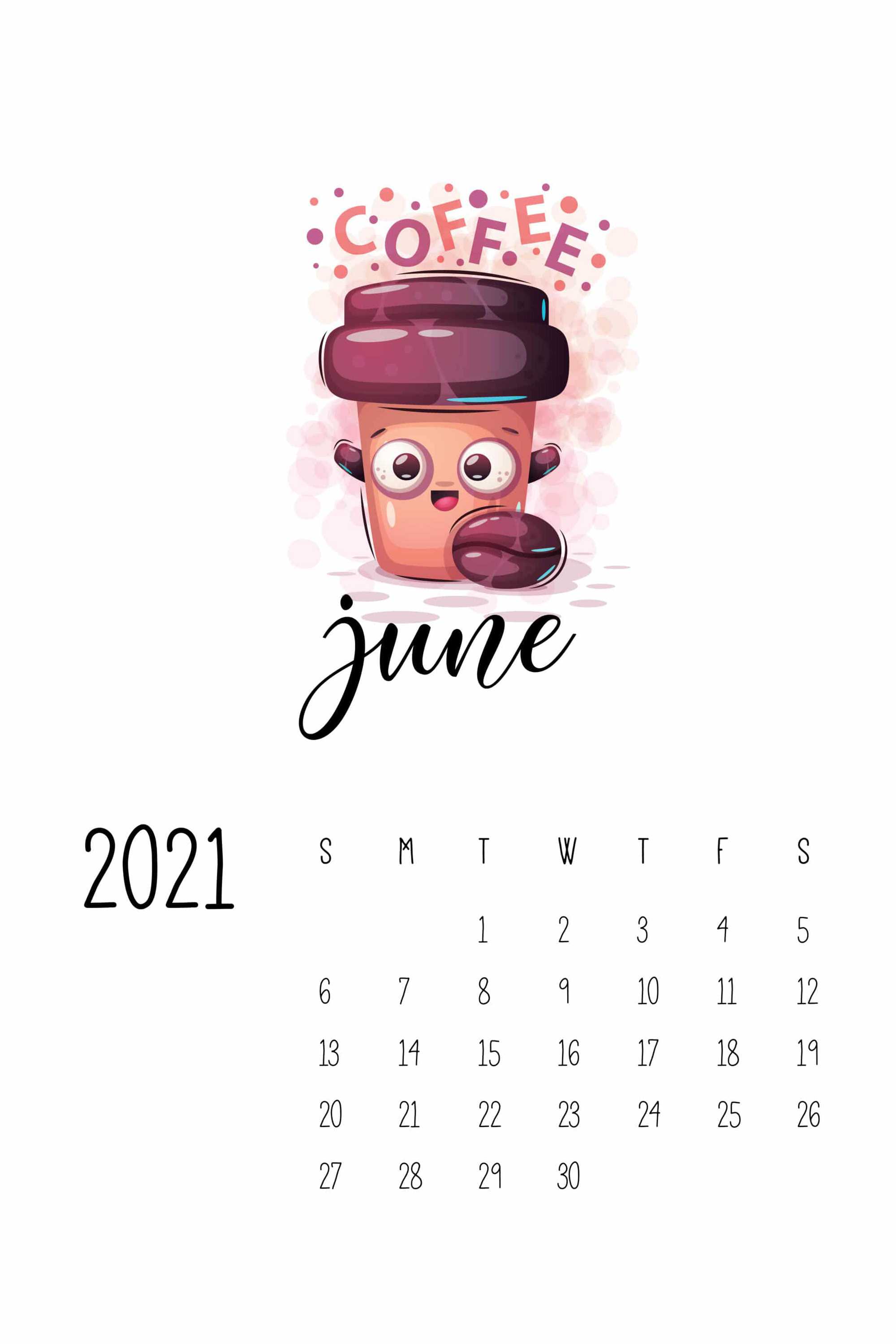 June Calendar 2021 Wallpaper 1