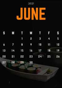 June Calendar 2021 Wallpaper 7