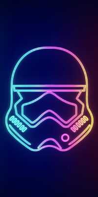 Neon Stormtrooper Wallpaper 4