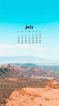2021 July Calendar Wallpaper 4