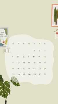 2021 July Calendar Wallpaper 3