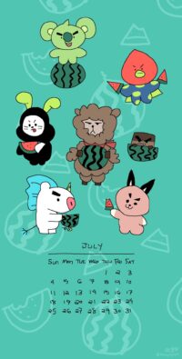 July 2021 Calendar Wallpaper 2