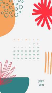 July 2021 Calendar Wallpaper 3
