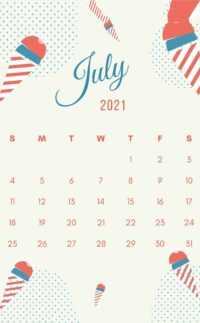 July 2021 Calendar Wallpapers 8