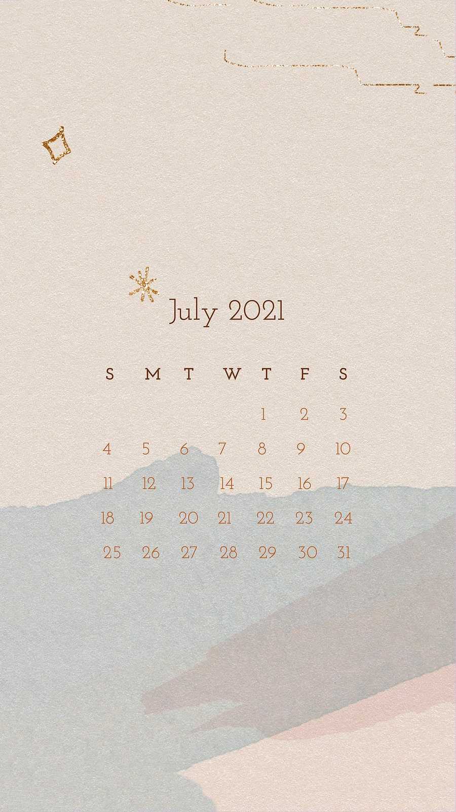 July Calendar 2021 Wallpapers 1