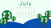 July Calendar Wallpaper Desktop 2