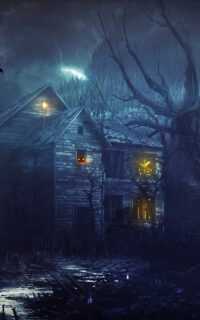 Haunted House Background 7