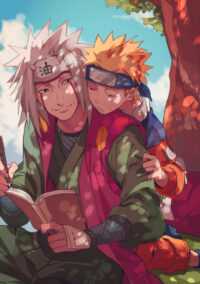 Jiraiya And Naruto Background 1