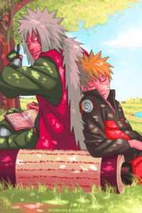 HD Jiraiya And Naruto Wallpaper 6