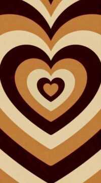 Brown Heart Wallpaper 6