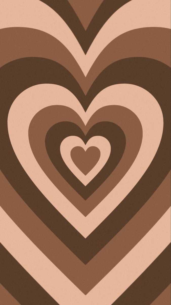 Brown Heart Wallpaper 1
