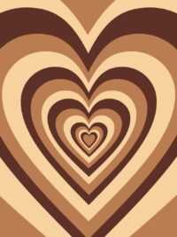 Brown Heart Wallpaper 2