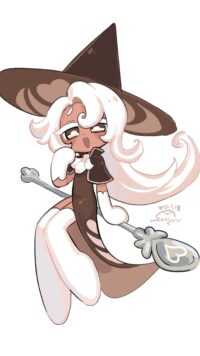 Latte Cookie Background 8