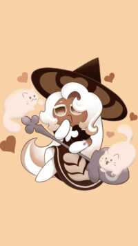 HD Latte Cookie Wallpaper 1