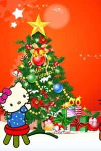 4K Hello Kitty Christmas Wallpaper 1