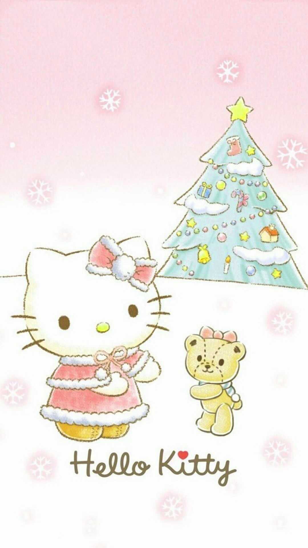 HD Hello Kitty Christmas Wallpaper 1 HD Hello Kitty Christmas Wallpaper 1
