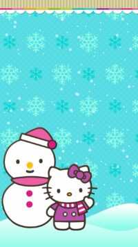 Hello Kitty Christmas Background 10
