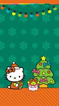 4K Hello Kitty Christmas Wallpaper 2