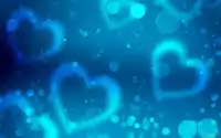 Desktop Blue Heart Wallpaper 6