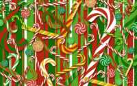 Candy Cane Wallpaper Desktop 7
