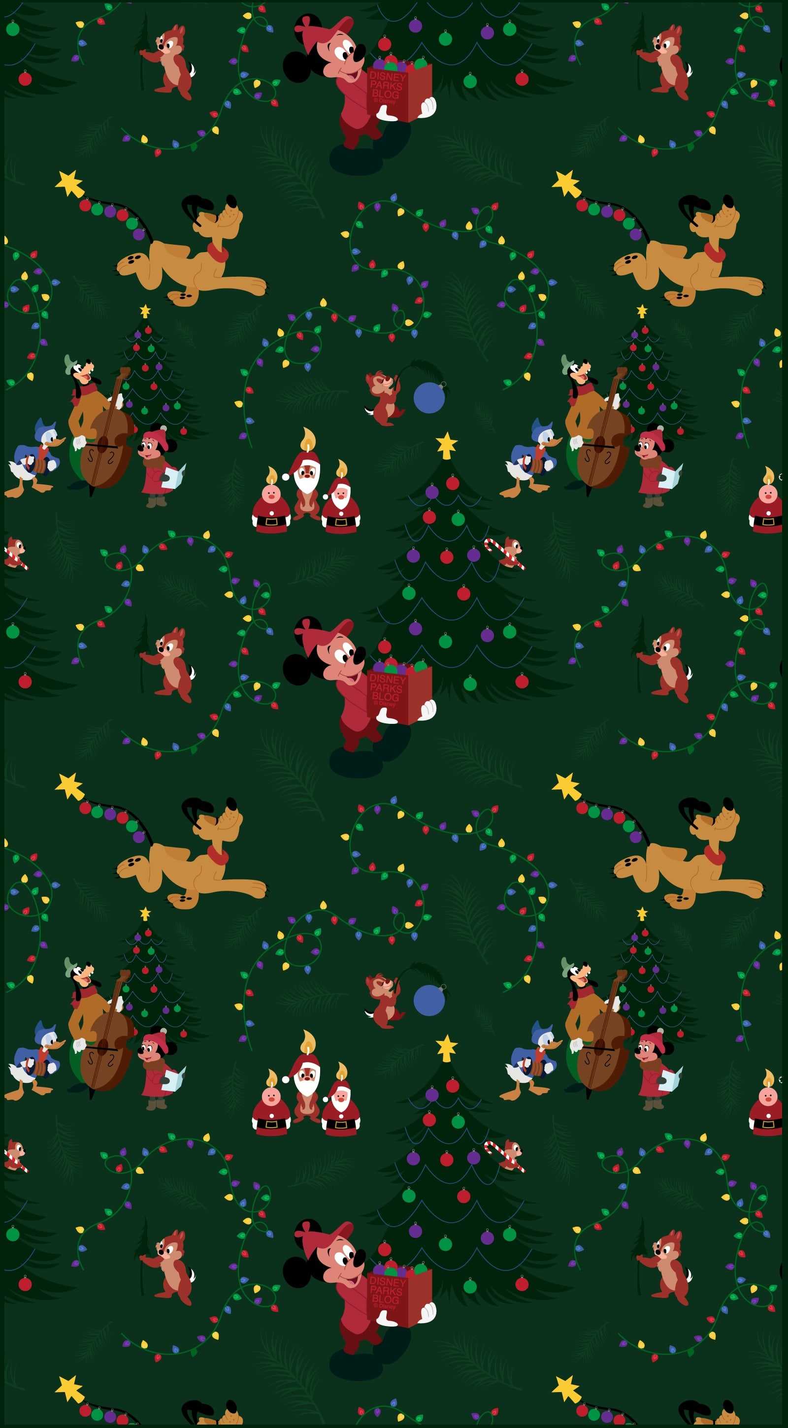 4K Disney Christmas Wallpaper 1