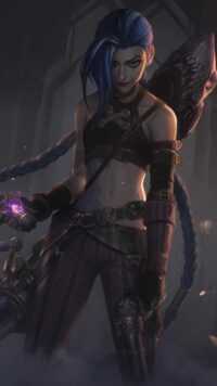 4K Arcane Jinx Wallpaper 5